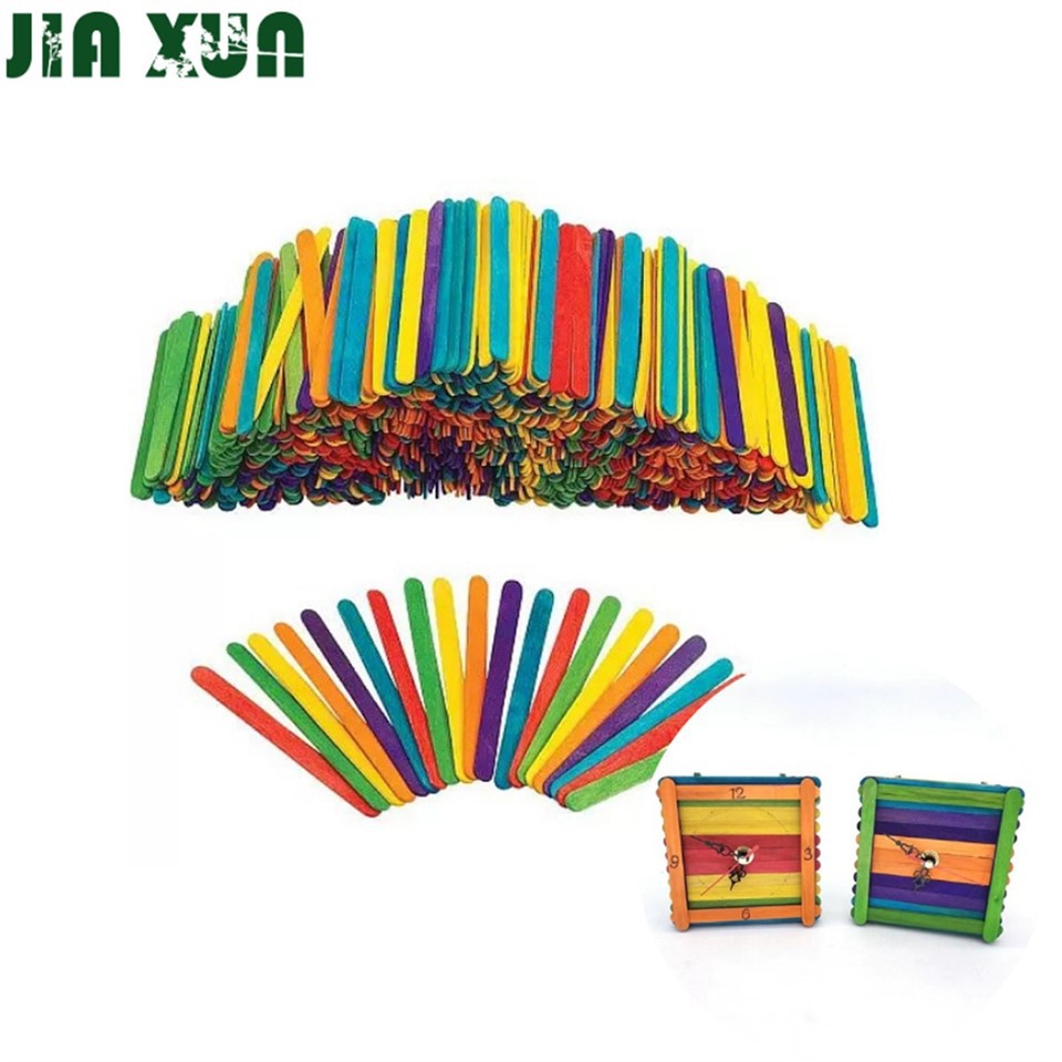 colored popsicle sticks