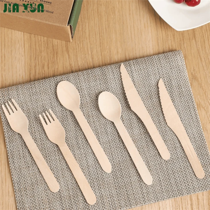 wooden disposable utensils